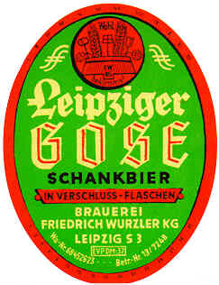 Leiziger Gose label